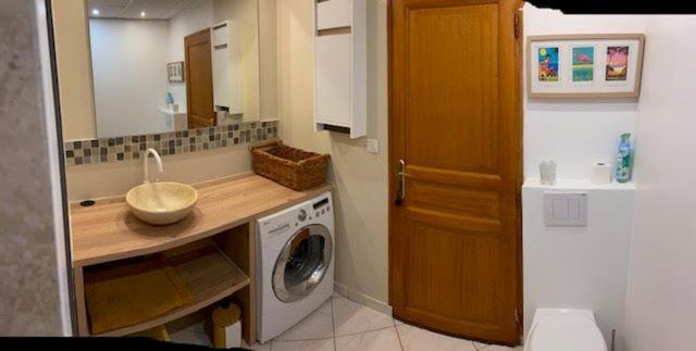 Joli rez-de-villa 80 m2 proche mer Carqueiranne Esterno foto